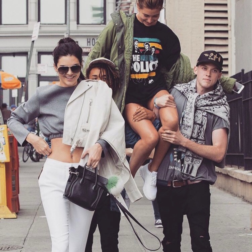 Leather jacket from Italy beige tan Kylie Jenner